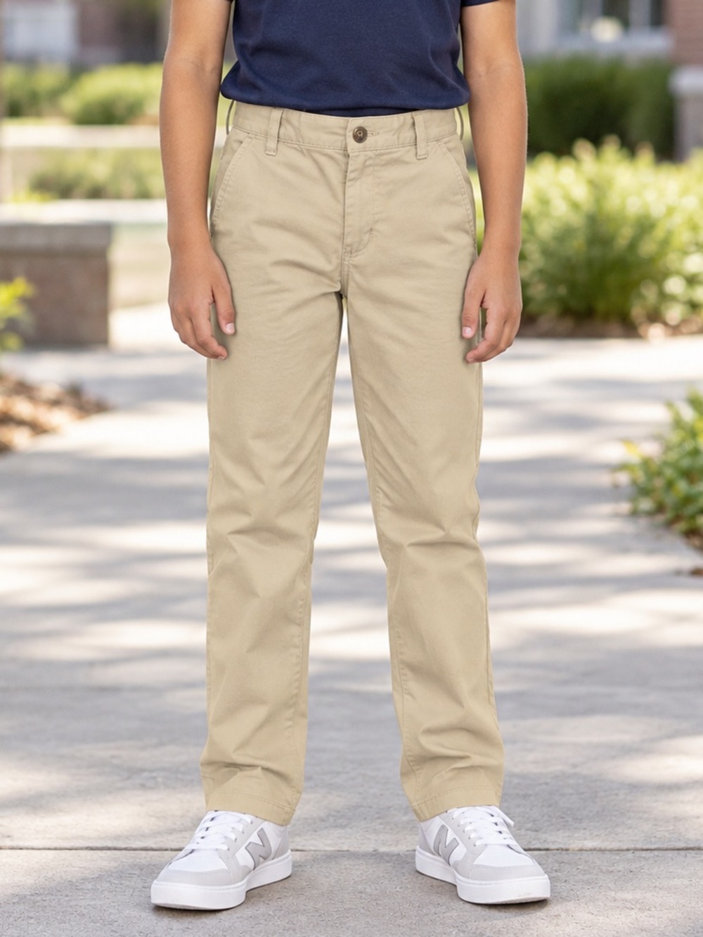 Carters- Khaki Straight-Leg Pants Size 12